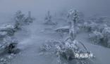 男子獨自上山看雪發現“冰封秘境”