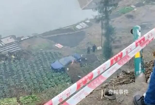瑪莎拉蒂從十余米高處掉落至墳前 目擊者發聲