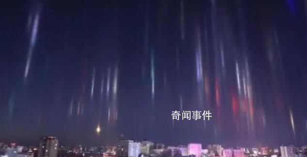 呼倫貝爾現(xiàn)“寒夜燈柱”現(xiàn)象